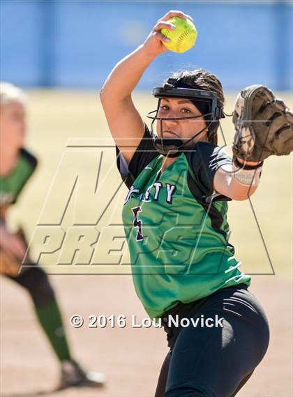Thumbnail 2 in Moriarty @ Pojoaque Valley (Lady Horsemen Invitational) photogallery.