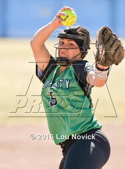 Thumbnail 3 in Moriarty @ Pojoaque Valley (Lady Horsemen Invitational) photogallery.