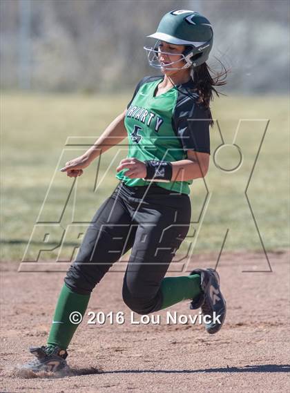 Thumbnail 2 in Moriarty @ Pojoaque Valley (Lady Horsemen Invitational) photogallery.