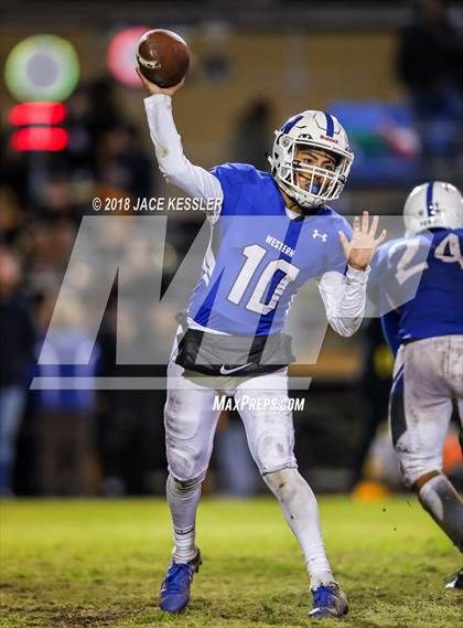 Thumbnail 1 in Peninsula @ Western (CIF-SS Div. 11 Championship) photogallery.
