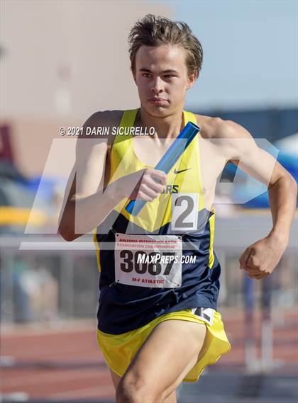 Thumbnail 3 in AIA Track & Field Championships (Boys Relay 4x800 DIV 3) photogallery.