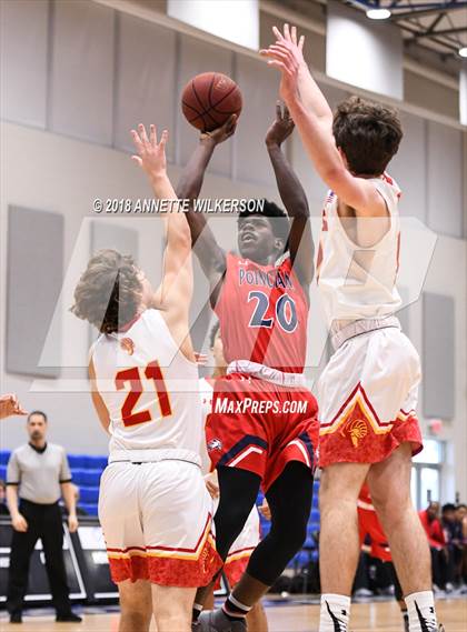 Thumbnail 1 in Orangewood Christian vs. Poinciana (First Academy Shootout) photogallery.