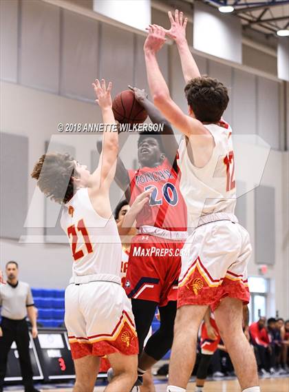 Thumbnail 2 in Orangewood Christian vs. Poinciana (First Academy Shootout) photogallery.