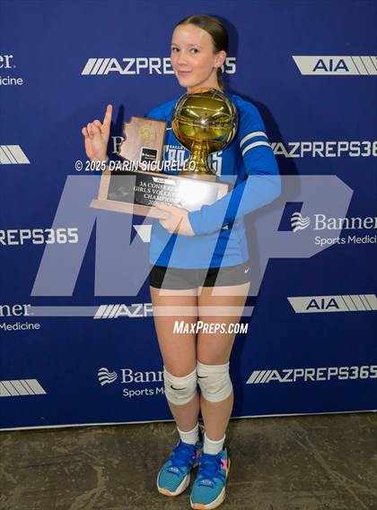 Thumbnail 3 in Northwest Christian vs Valley Christian (AIA 3A Final - Awards) photogallery.