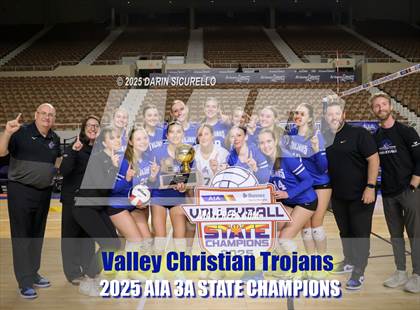 Thumbnail 3 in Northwest Christian vs Valley Christian (AIA 3A Final - Awards) photogallery.