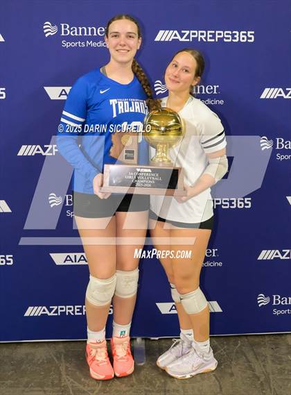 Thumbnail 3 in Northwest Christian vs Valley Christian (AIA 3A Final - Awards) photogallery.