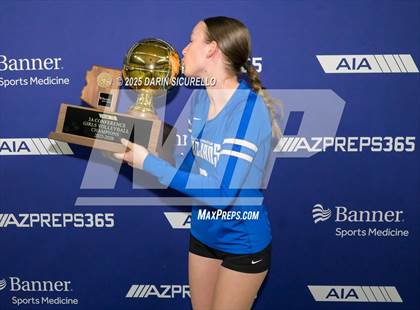 Thumbnail 1 in Northwest Christian vs Valley Christian (AIA 3A Final - Awards) photogallery.