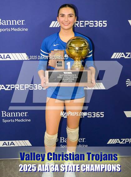 Thumbnail 2 in Northwest Christian vs Valley Christian (AIA 3A Final - Awards) photogallery.