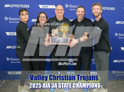 Thumbnail 1 in Northwest Christian vs Valley Christian (AIA 3A Final - Awards) photogallery.