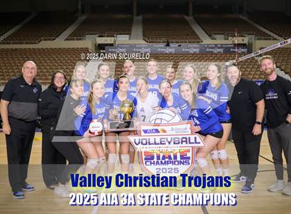 Thumbnail 1 in Northwest Christian vs Valley Christian (AIA 3A Final - Awards) photogallery.