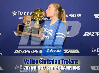 Thumbnail 1 in Northwest Christian vs Valley Christian (AIA 3A Final - Awards) photogallery.