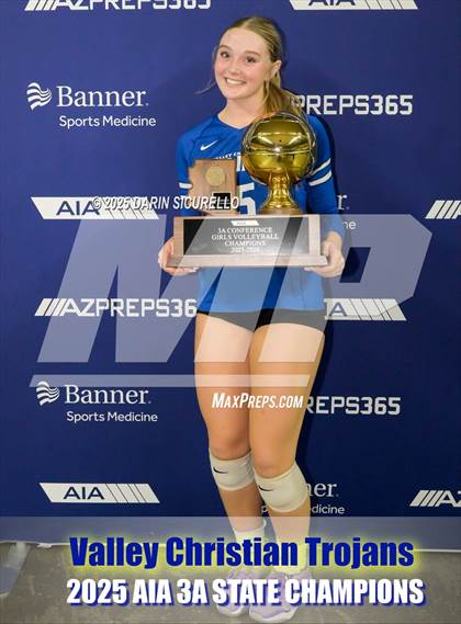 Thumbnail 1 in Northwest Christian vs Valley Christian (AIA 3A Final - Awards) photogallery.