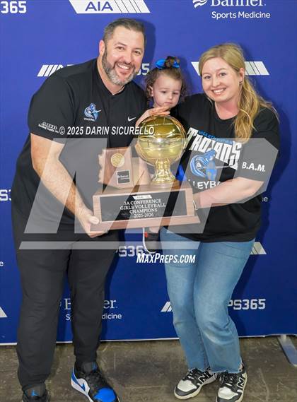 Thumbnail 3 in Northwest Christian vs Valley Christian (AIA 3A Final - Awards) photogallery.