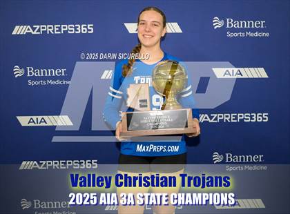 Thumbnail 2 in Northwest Christian vs Valley Christian (AIA 3A Final - Awards) photogallery.