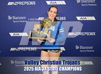 Thumbnail 2 in Northwest Christian vs Valley Christian (AIA 3A Final - Awards) photogallery.