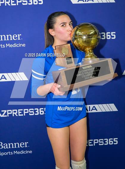 Thumbnail 3 in Northwest Christian vs Valley Christian (AIA 3A Final - Awards) photogallery.