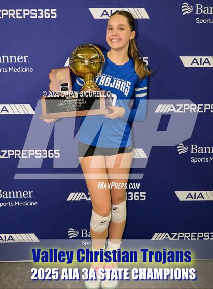 Thumbnail 3 in Northwest Christian vs Valley Christian (AIA 3A Final - Awards) photogallery.