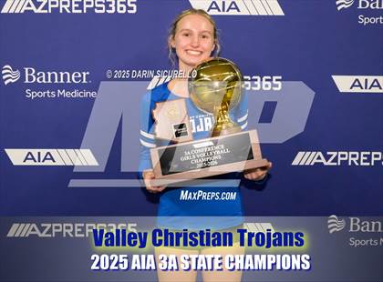 Thumbnail 2 in Northwest Christian vs Valley Christian (AIA 3A Final - Awards) photogallery.