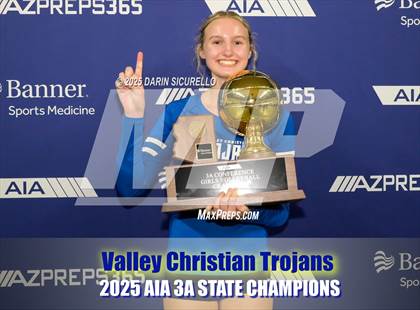 Thumbnail 1 in Northwest Christian vs Valley Christian (AIA 3A Final - Awards) photogallery.