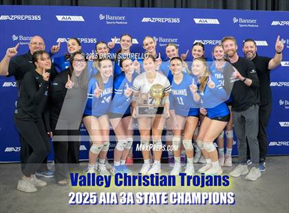 Thumbnail 2 in Northwest Christian vs Valley Christian (AIA 3A Final - Awards) photogallery.