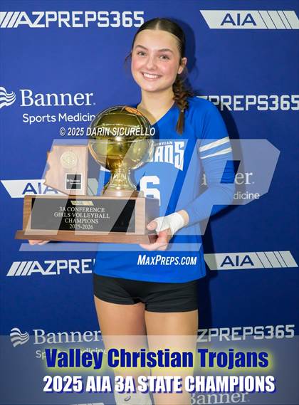 Thumbnail 1 in Northwest Christian vs Valley Christian (AIA 3A Final - Awards) photogallery.