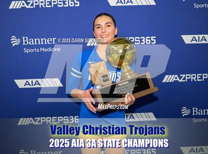 Thumbnail 3 in Northwest Christian vs Valley Christian (AIA 3A Final - Awards) photogallery.