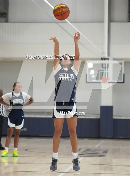 Thumbnail 1 in Medina Valley vs Klein Collins (Texas Association of Basketball Coaches Showcase) photogallery.