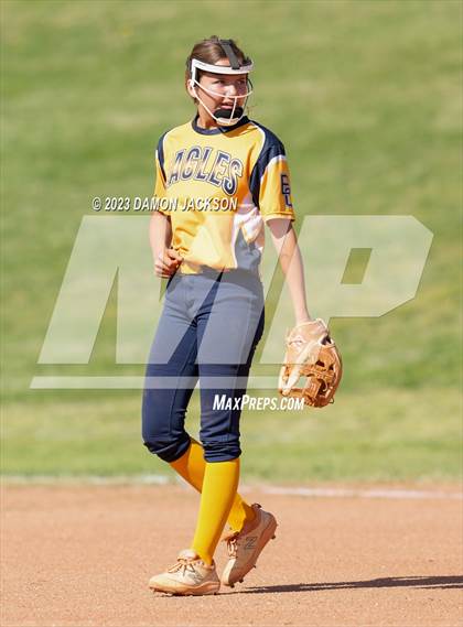 Thumbnail 2 in Boulder City vs Virgin Valley (NIAA 3A Softball Southern Final) photogallery.
