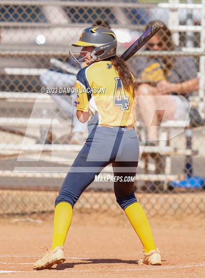 Thumbnail 2 in Boulder City vs Virgin Valley (NIAA 3A Softball Southern Final) photogallery.