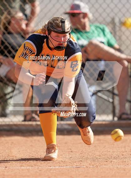 Thumbnail 3 in Boulder City vs Virgin Valley (NIAA 3A Softball Southern Final) photogallery.