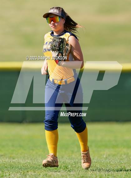 Thumbnail 2 in Boulder City vs Virgin Valley (NIAA 3A Softball Southern Final) photogallery.