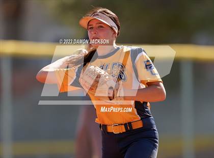 Thumbnail 2 in Boulder City vs Virgin Valley (NIAA 3A Softball Southern Final) photogallery.