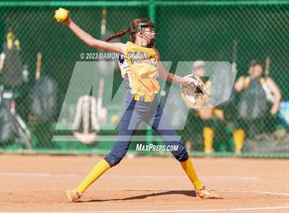 Thumbnail 3 in Boulder City vs Virgin Valley (NIAA 3A Softball Southern Final) photogallery.