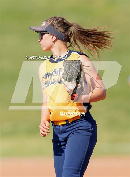 Thumbnail 3 in Boulder City vs Virgin Valley (NIAA 3A Softball Southern Final) photogallery.