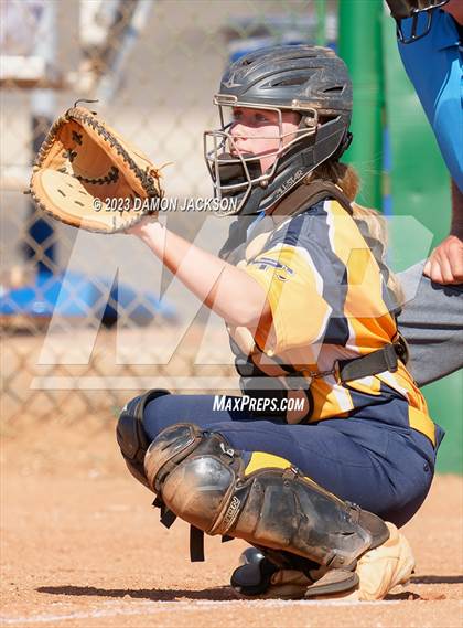 Thumbnail 3 in Boulder City vs Virgin Valley (NIAA 3A Softball Southern Final) photogallery.