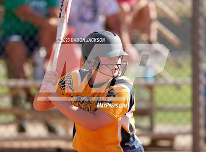Thumbnail 1 in Boulder City vs Virgin Valley (NIAA 3A Softball Southern Final) photogallery.