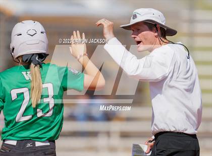 Thumbnail 2 in Boulder City vs Virgin Valley (NIAA 3A Softball Southern Final) photogallery.