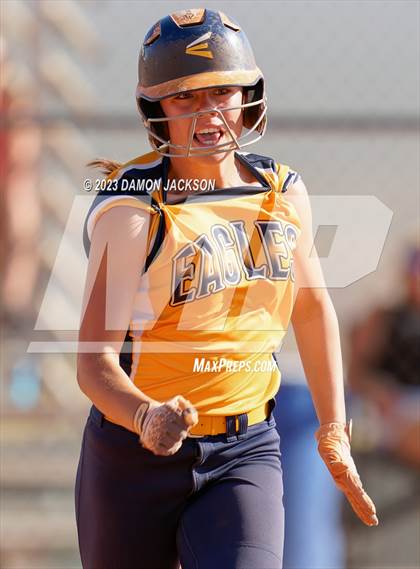 Thumbnail 2 in Boulder City vs Virgin Valley (NIAA 3A Softball Southern Final) photogallery.