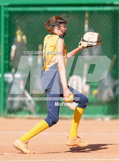 Thumbnail 1 in Boulder City vs Virgin Valley (NIAA 3A Softball Southern Final) photogallery.