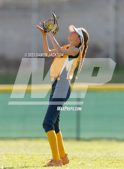 Thumbnail 2 in Boulder City vs Virgin Valley (NIAA 3A Softball Southern Final) photogallery.