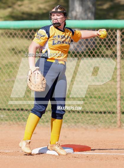 Thumbnail 1 in Boulder City vs Virgin Valley (NIAA 3A Softball Southern Final) photogallery.