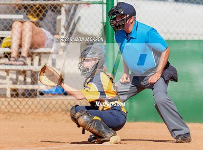 Thumbnail 2 in Boulder City vs Virgin Valley (NIAA 3A Softball Southern Final) photogallery.