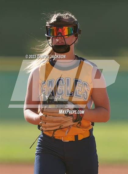 Thumbnail 2 in Boulder City vs Virgin Valley (NIAA 3A Softball Southern Final) photogallery.