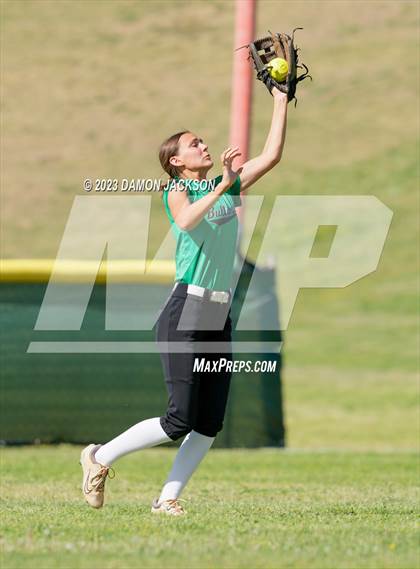 Thumbnail 2 in Boulder City vs Virgin Valley (NIAA 3A Softball Southern Final) photogallery.