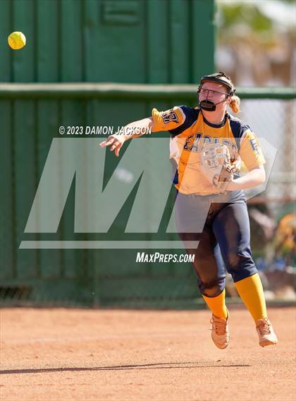 Thumbnail 2 in Boulder City vs Virgin Valley (NIAA 3A Softball Southern Final) photogallery.