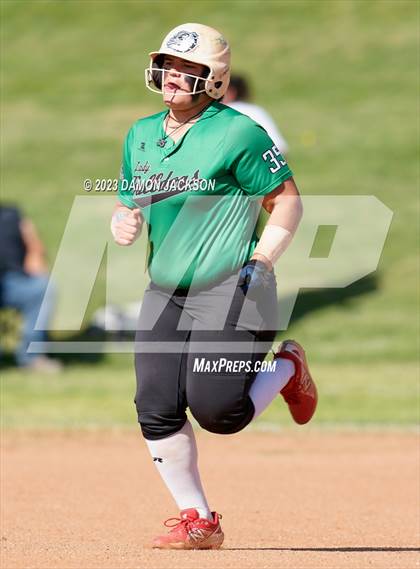 Thumbnail 1 in Boulder City vs Virgin Valley (NIAA 3A Softball Southern Final) photogallery.