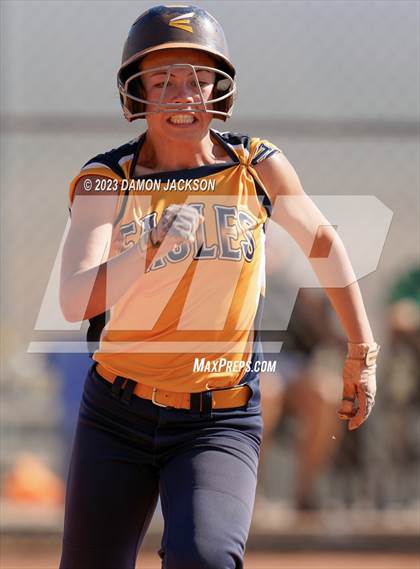 Thumbnail 3 in Boulder City vs Virgin Valley (NIAA 3A Softball Southern Final) photogallery.