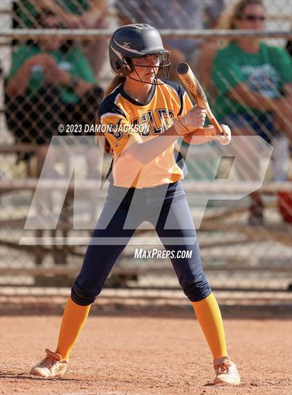 Thumbnail 3 in Boulder City vs Virgin Valley (NIAA 3A Softball Southern Final) photogallery.