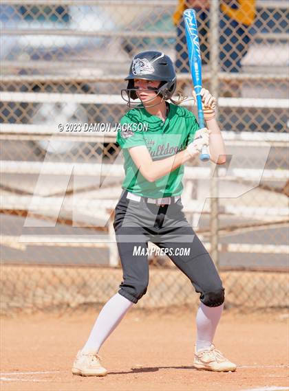 Thumbnail 1 in Boulder City vs Virgin Valley (NIAA 3A Softball Southern Final) photogallery.