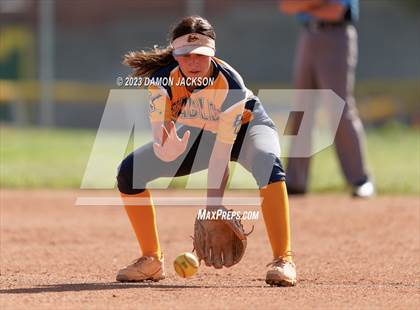 Thumbnail 1 in Boulder City vs Virgin Valley (NIAA 3A Softball Southern Final) photogallery.